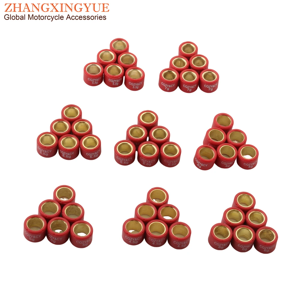 Zestaw rolek wariatora 16x13mm 4g -7g do Peugeot 50 Buxy M Vivacity Speedake Speedfight 1 2 Splinter Squab TKR 50cc