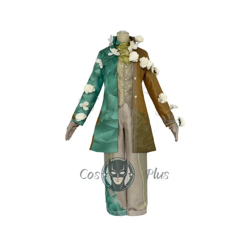 

Identity V Aesop Carl Embalmer Cosplay Costume Shirt vest jacket scarf gloves handsome suit party carnival Man Woman uniform