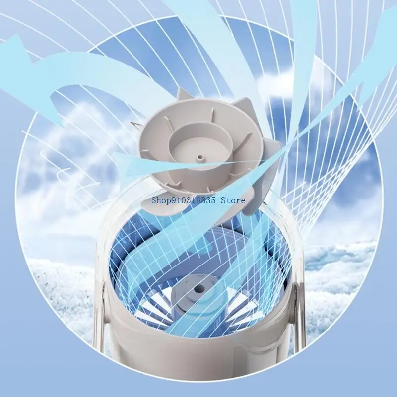  USB Desktop Fan With 100Speed Quiet Cooling Fan For Home Office Gym Coolers