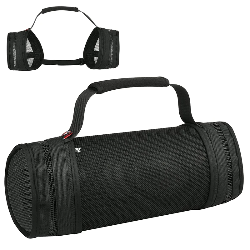 ZOPRORE Travel Carrying Cover Case for Sony SRS-XB43 Extra Bass Speaker Handle Strap with Two Side Mesh Covers for Sony SRS-XB43