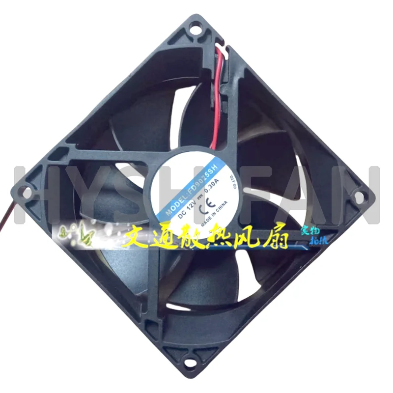 Nieuwe Spot Fd9025sh Dc 12V 0. 30a 90*90*25 Koelventilator 0.25a 24V