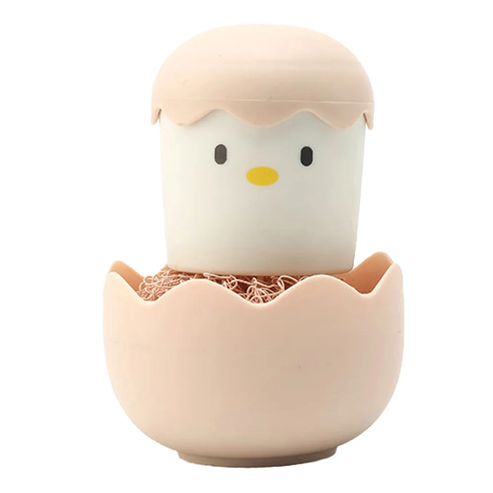 Cute Chick Eggshell Cleaning Ball Kitchen Dishwashing Pot Eggshell Cleaning Ball Kitchen Dishwashing Pot Portable Brush