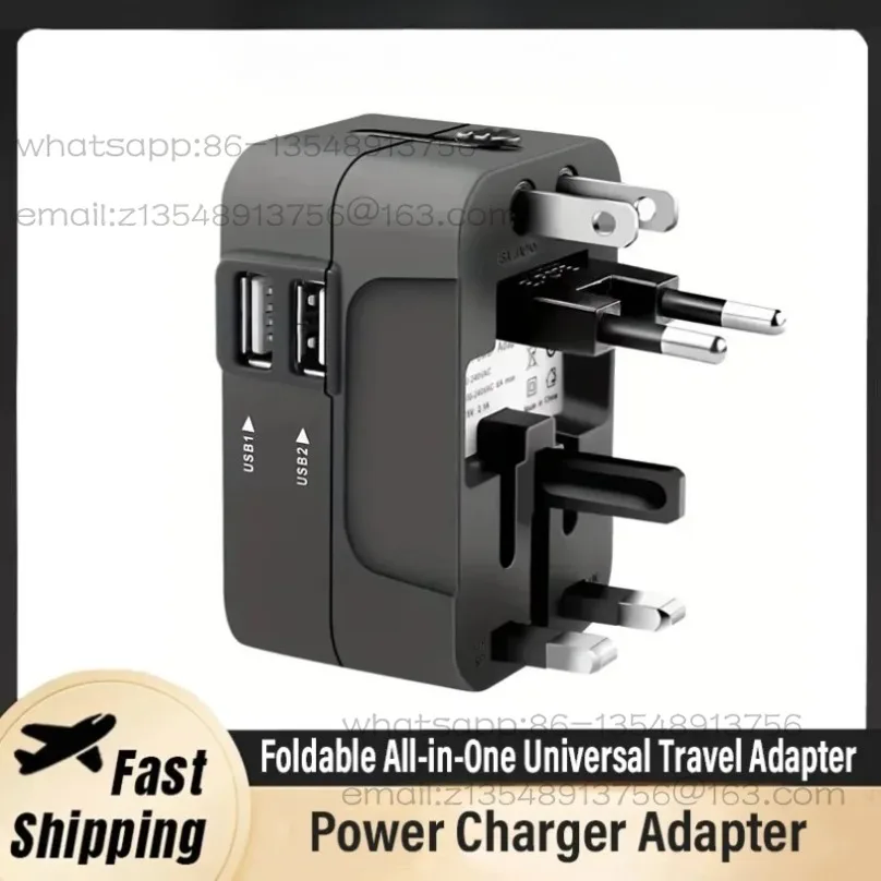 Global Pass Travel Conversion Plug Multifunctional Charging Head Factory Direct Sales