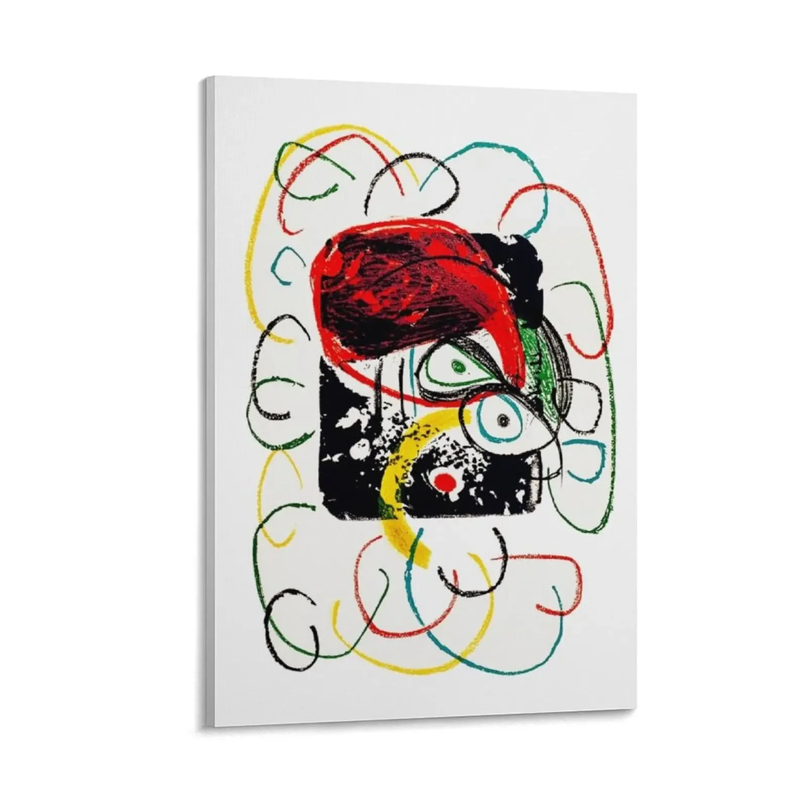 

Joan Miró - L'enfance d'Ubu Miró Abstract Surrealism Canvas Painting art korean room decor decorative pictures for the room