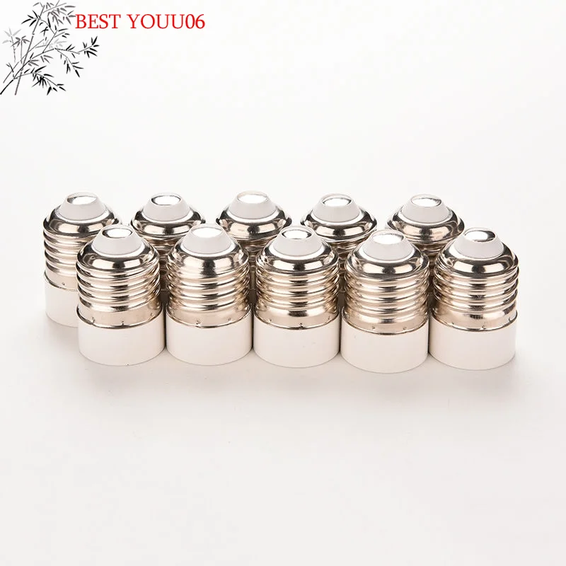 

Горячая новинка: 5 шт./лот, переходник для ламп E27 на E14, адаптер для цоколя лампы, огнестойкий.