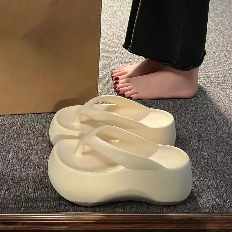 Pinzas para mujer, forma de placa, sandalias de plage, modo basse, sabot habaien massag, 2024