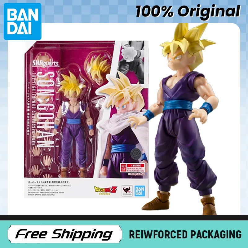 В наличии BANDAI SHF Dragon Ball Super Saiyan Son Gohan The Fighter Who Surpassed Goku Фигурка оригинальной модели игрушки детский подарок В наличии BANDAI SHF Dragon Ball Super Saiyan Son Gohan The Fighter Who Surpassed Goku Фигурка оригинальной модели игрушки детский подарок