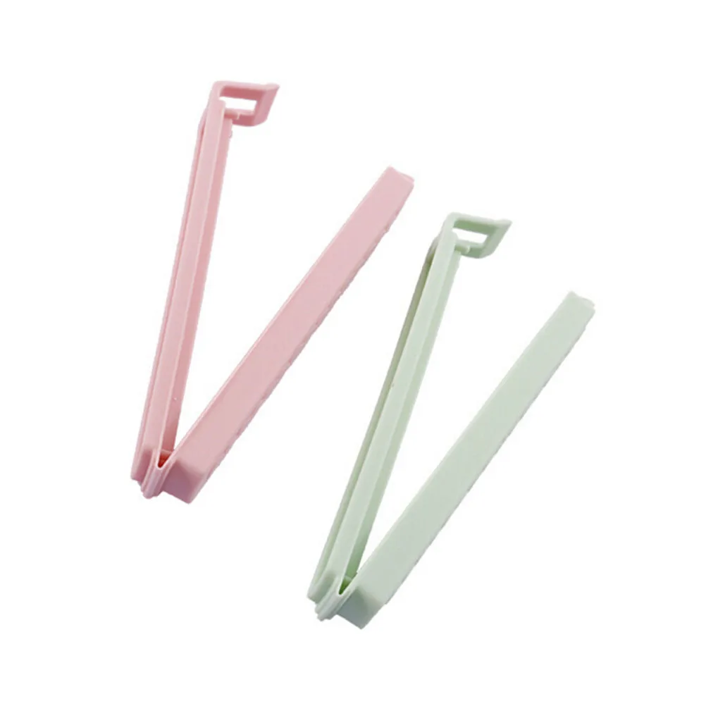 5pcs Fresh-Keeping Sealing Clamp For Plastic Bags Airtight Waterproof Food Storage Clips Kitchen Dorm Organization Bright Color