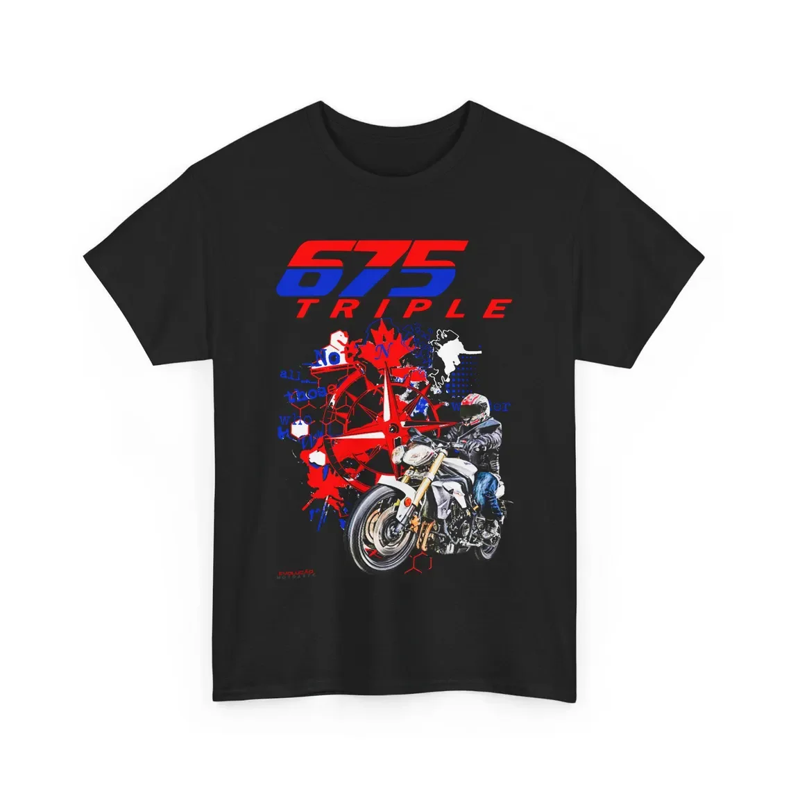 

Street Triple 675 Motorcycle T Shirt for Naked Bike Fans Gift for Bikers Sportbike Rider Tee Daytona Inspired Design