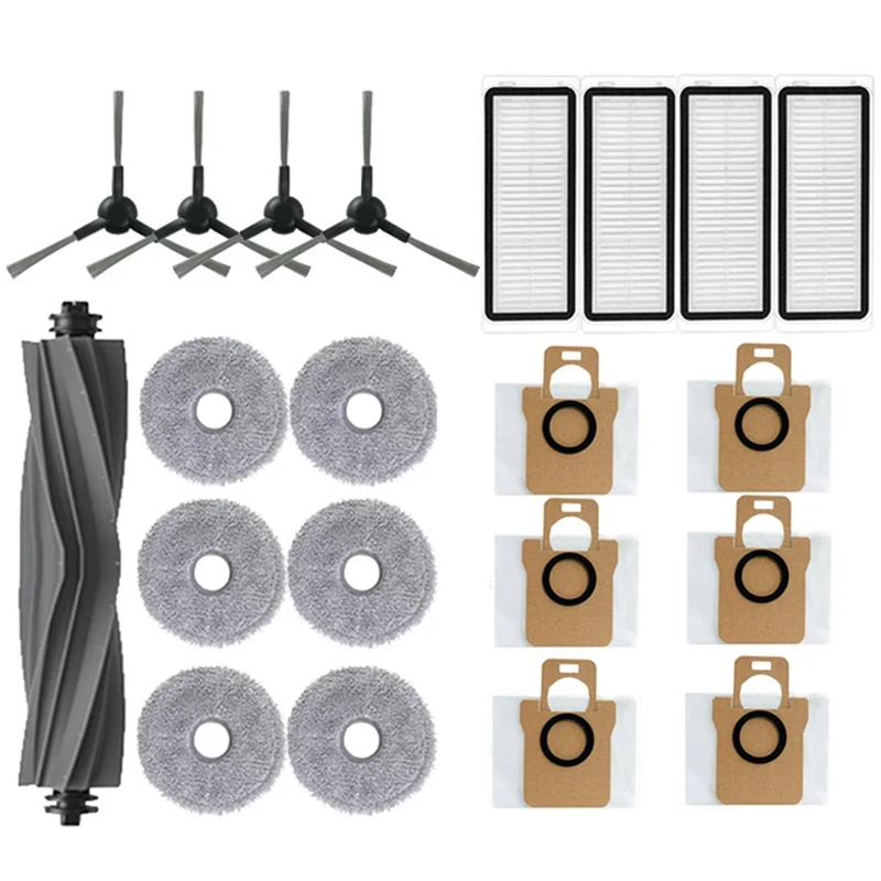 A83G-Für Dreame Bot L30 Ultra L20 Ultra Roboter Staubsauger Wichtigsten Seite Pinsel Hepa-Filter Mopp Tuch Staubbeutel zubehör