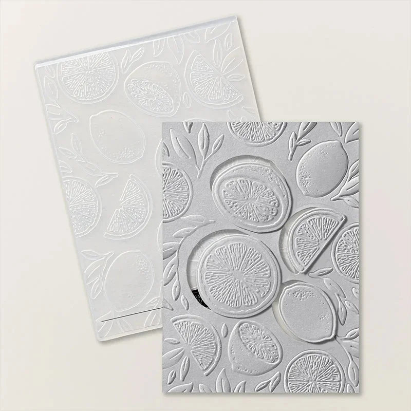 3D Sweet Citrus Mixed Embossed Folder For Scrapbooking, Card Printing, And Decorative Products Newly Launched In 2023