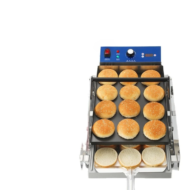 Hamburger machine Commercial small automatic bread embryo heating Baking bag Grilling bag Fried chicken shop Machine snack