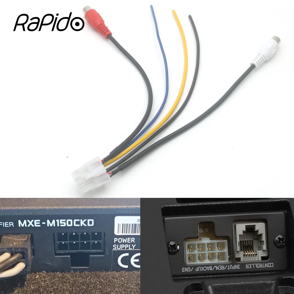 For Alpine SWE-815 MXE-M150CKD Car Stereo Amplifier 8 Pin Plug