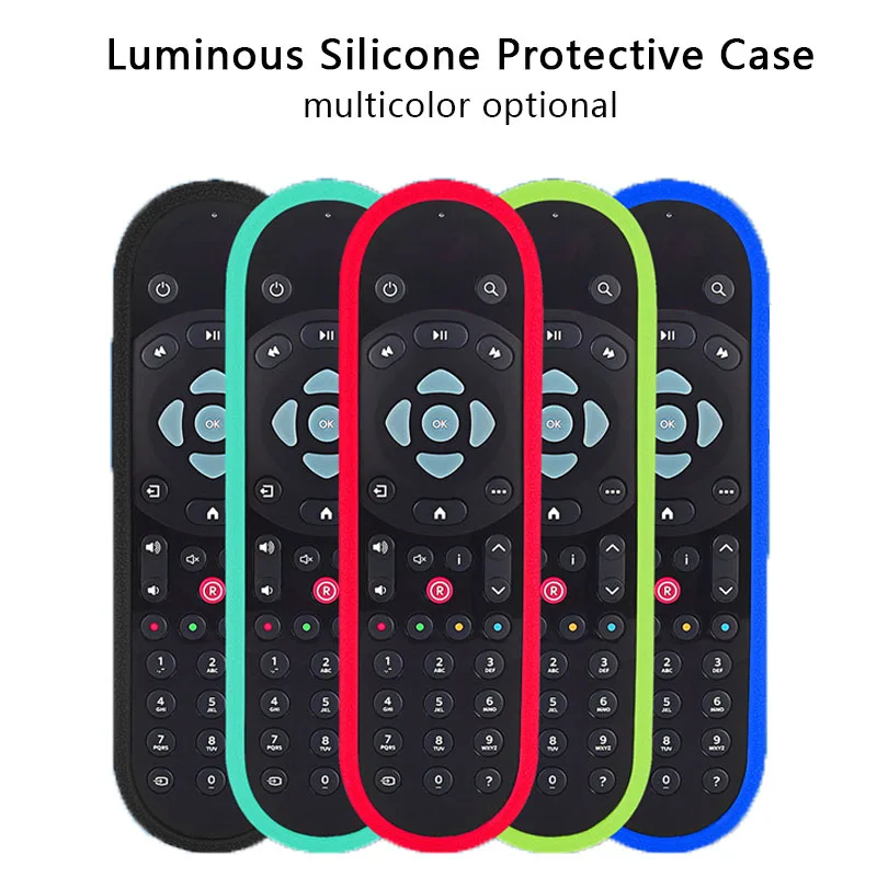 Smart TV Remote Control Covers For SKY Q Shockproof Protective Case Compatible Touch And Non-Touch Skin-Friendly with lanyard