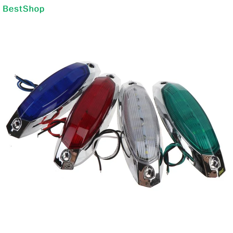 1Pcs Multi Color Waterproof LED Marine Lights With Chrome Housing For Small Boats Yachts Sailing Fishing
