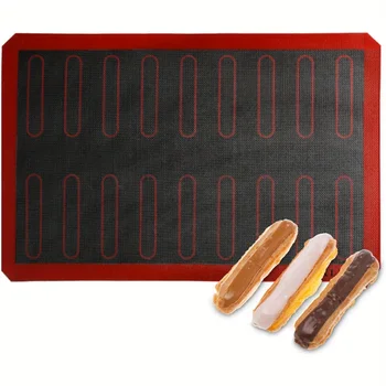 Perforated Silicone Baking Mat Silicone Baking Sheets Oven Cooking Mat Nonstick Cookie Sheet Eclair Macaron Silicone Baking Mats