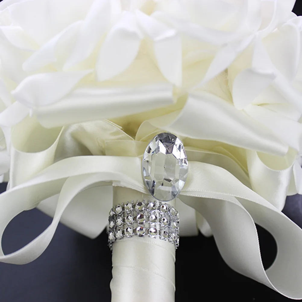 

Artificial Bouquet Bridal Flower Wedding Simulation Flowers Fake for Bride Small Bouquets