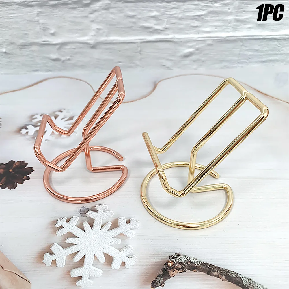 Easy Use Multipurpose Phone Holder Reading Organizer Home Office Iron Wire Gift Stable Display Stand Sturdy Desktop Mount