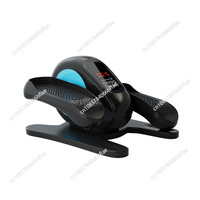 Under Desk Electric Mini Elliptical Machine Portable Exercise cross trainer stepper pedal exerciser bike with Large Pedal
