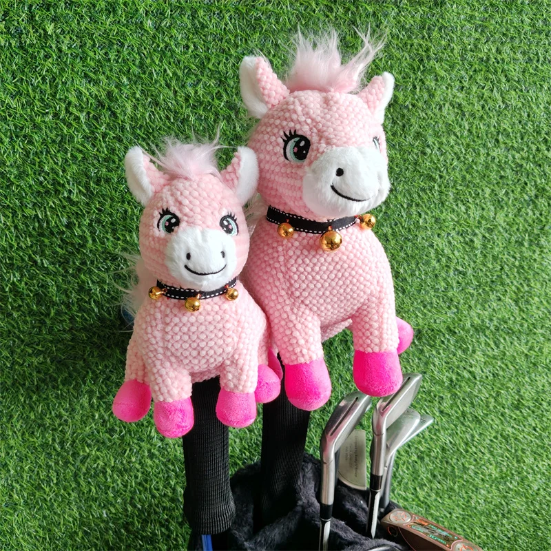 

Чехол для головки клюшки для гольфа 3 Colours Pony, плюшевый, для гибридных и ресурсных клюшек, дропшиппинг