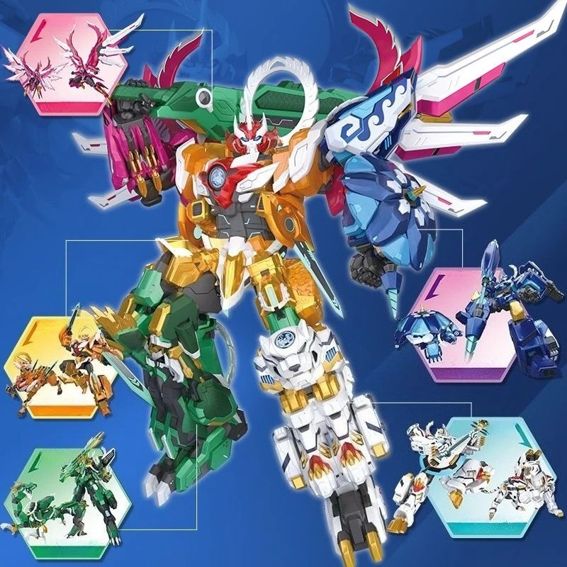 2025 novo robô de deformação diy modelo de plástico brinquedos 7 ''/26cm ornamento de mesa brinquedo das crianças para meninos presentes de natal aniversário convidados presentes