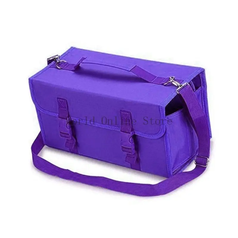 

Permanent Paint Marker Sketch Markers Storage Bag Large Multilayer Marker Case 87HC
