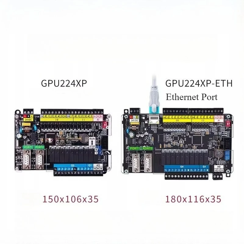 CPU224XP Compatible with Siemens S7 200 PLC Programmable Controller Industrial Control Board Relay Transistor Ethernet Port