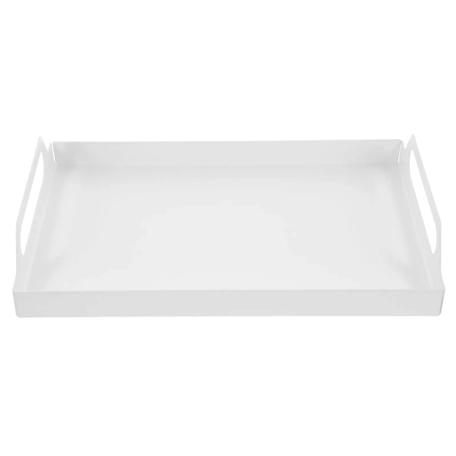 

1Pcs Rectangular Iron Serving Platter Nordic Design Heavy Duty Food Tray for Desserts Fruits Snacks Breakfast Party Home Kitchen