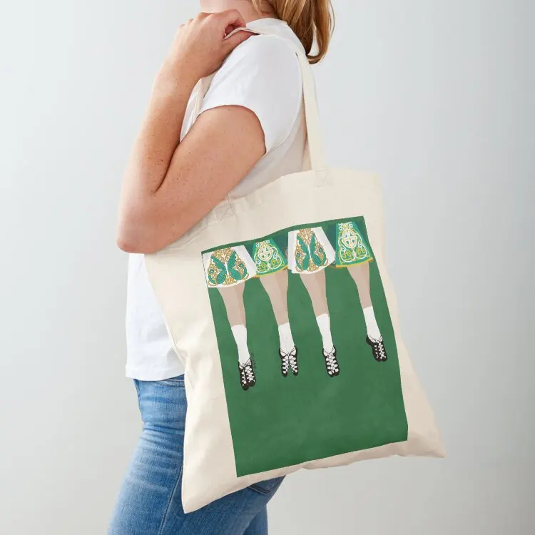 

Irish dancers Tote Bag woman shopping bag Portable shopping bag tote men Candy bags