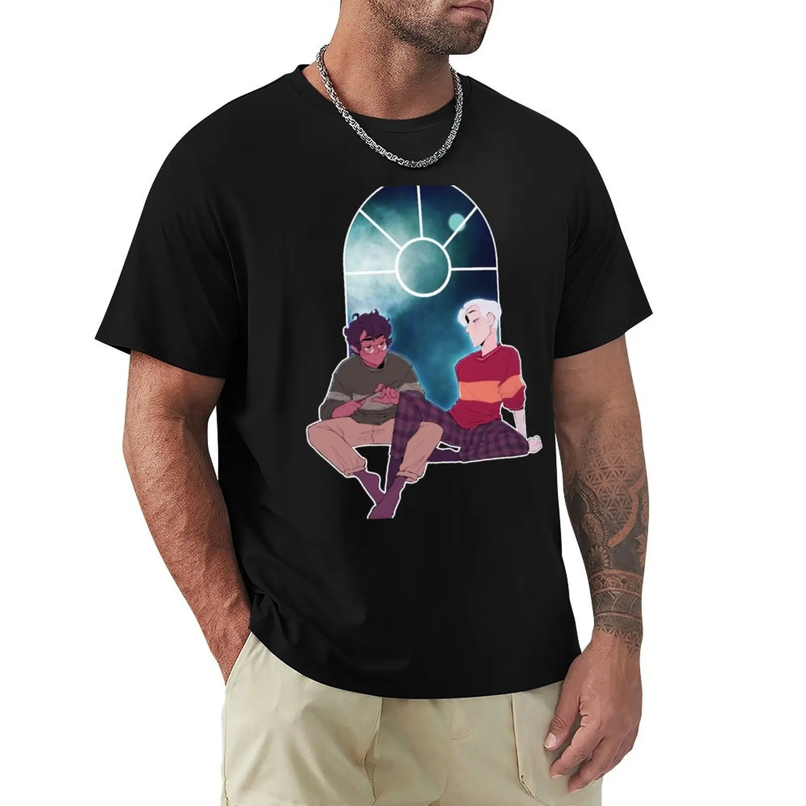 drarry windowsill T-Shirt t shirts for man cotton soft T-Shirt