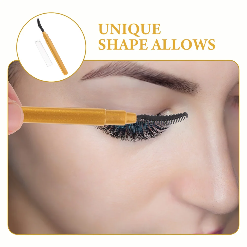 

8pcs Silicone Eyelash Brush Bristles Travel Makeup Tool Eyebrow Mascara Lash Applicator Brush for Eye