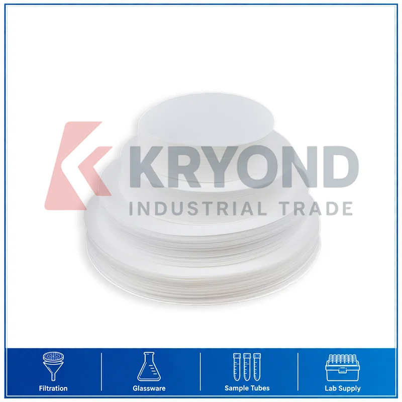 Qualitative Filter Paper Circular Medium Speed Round 100pcs Research Use Application Sampling Accessory Set 7cm 9cm 11cm 12.5cm