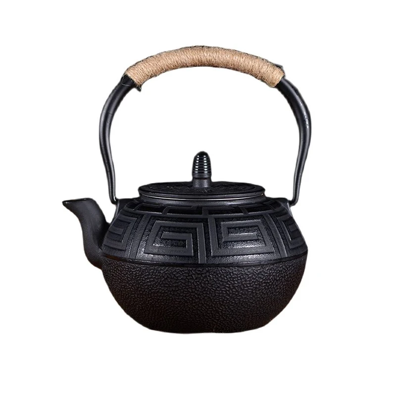 

Outdoor Wrought Iron Tea Pot, Stove Cooker, Carbon Fire, Cast Iron Tea Pot, Open Fire, Hot Water Pot