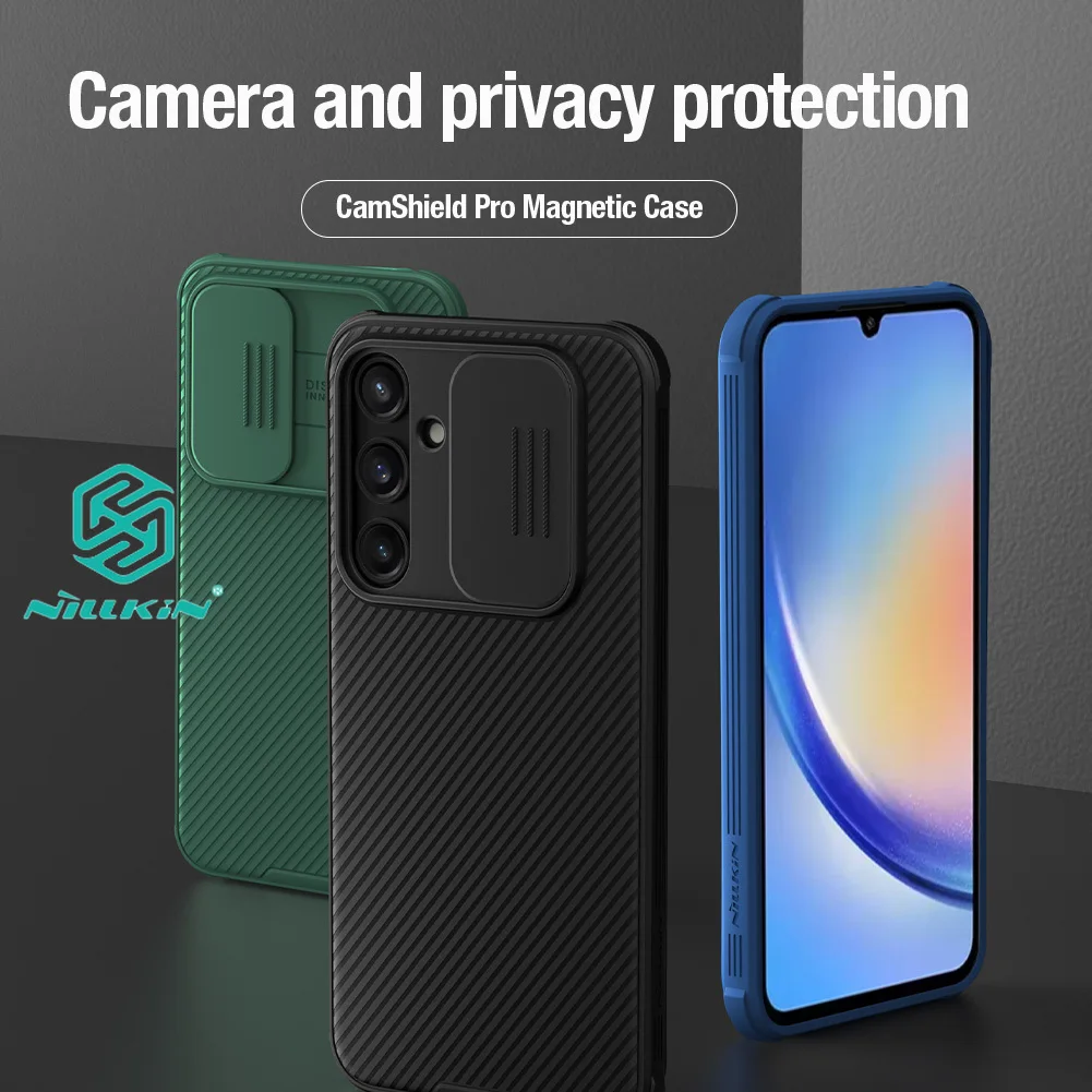 For Samsung Galaxy A56 A35 A55 Case Original NILLKIN CamShield Slide Protection Camera Lens Privacy Cover A56 A55 Phone Cases