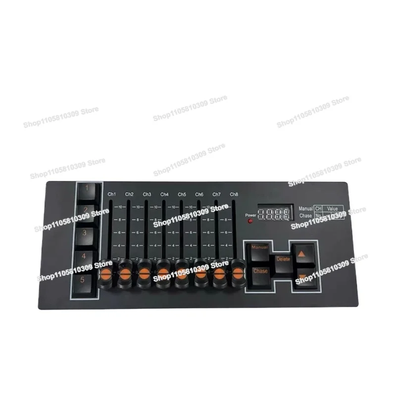 DMX512 Light Console, Mini Simple Rechargeable Battery