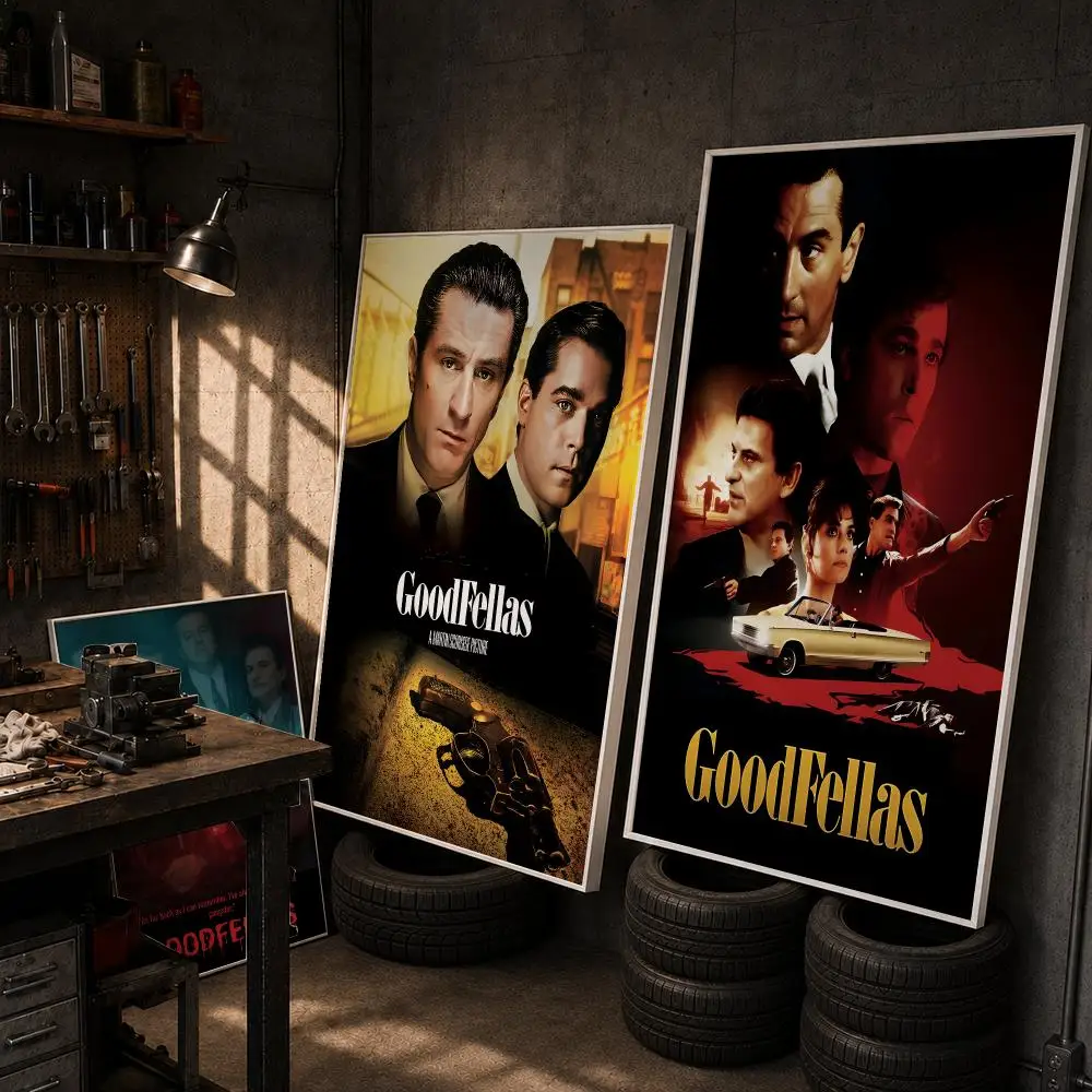 Classic Movie Goodfellas Gangsters Godfather Poster HD Wall Art Home Decor Waterproof Print Bedroom Garage Party Gift