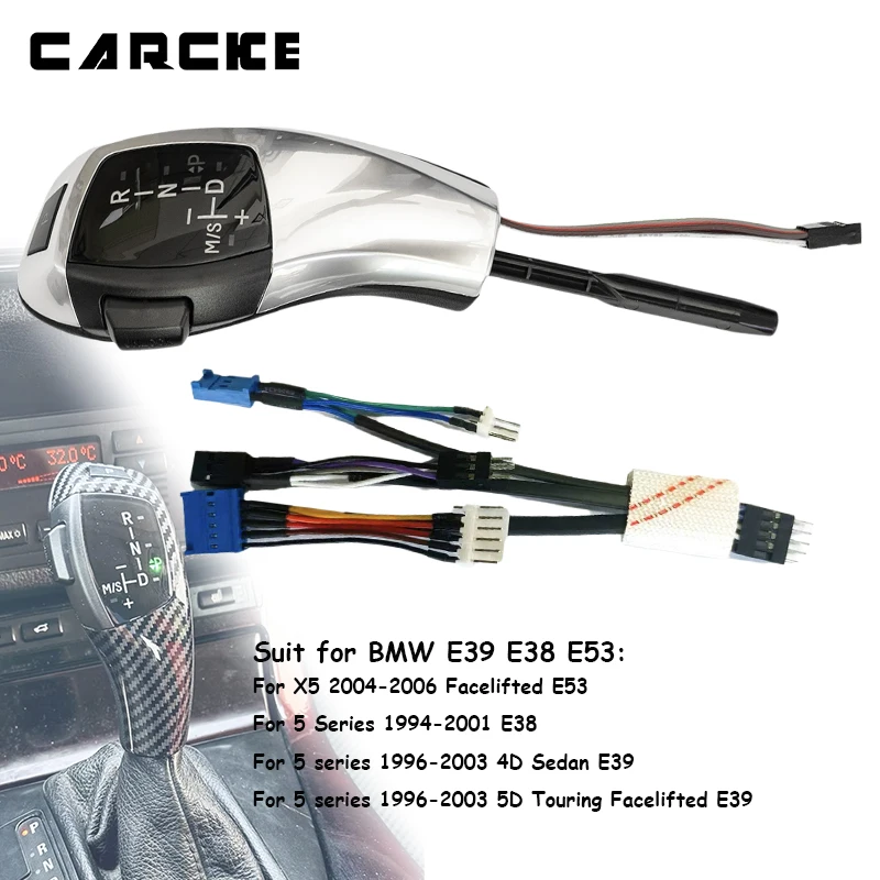 Kit de rétrofit de levier de vitesses E39, remplacement du levier de vitesses pour BMW E38 E53 X5, rénovation de l'intérieur de la voiture,