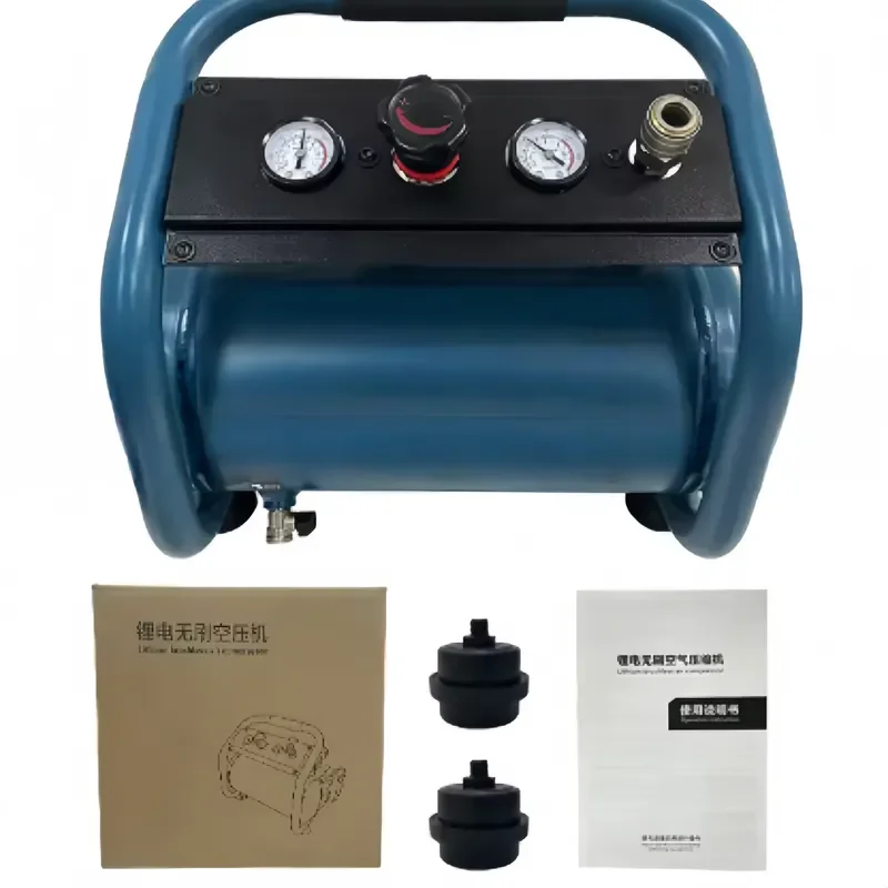 Rechargeable Wireless Lithium Battery Air Compressor Dual Pressure Gauge Power Tool Industrial High-Power KYJ-B Model 2800rpm
