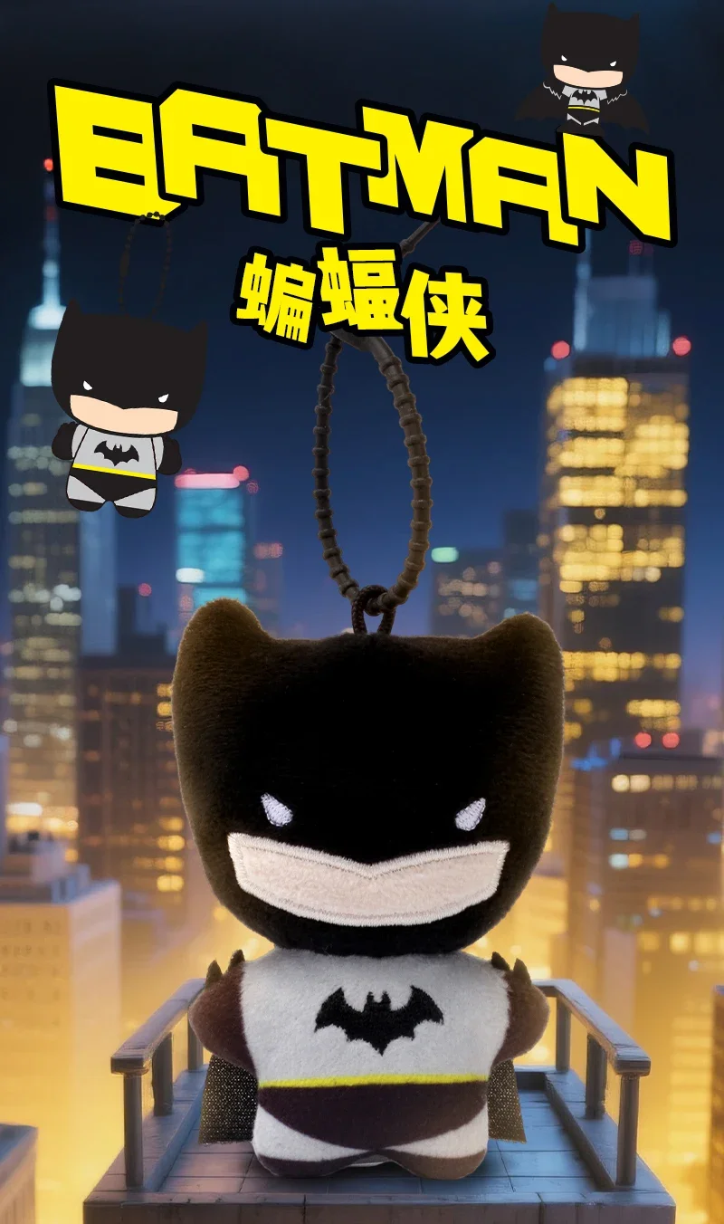 9 cm weicher Plüsch-Schlüsselanhänger DC Justice League Batman Superman Harley Quinn Joker Niedliche Cartoon-Filmpuppen Kreative Weihnachtsgeschenke – Detail 5
