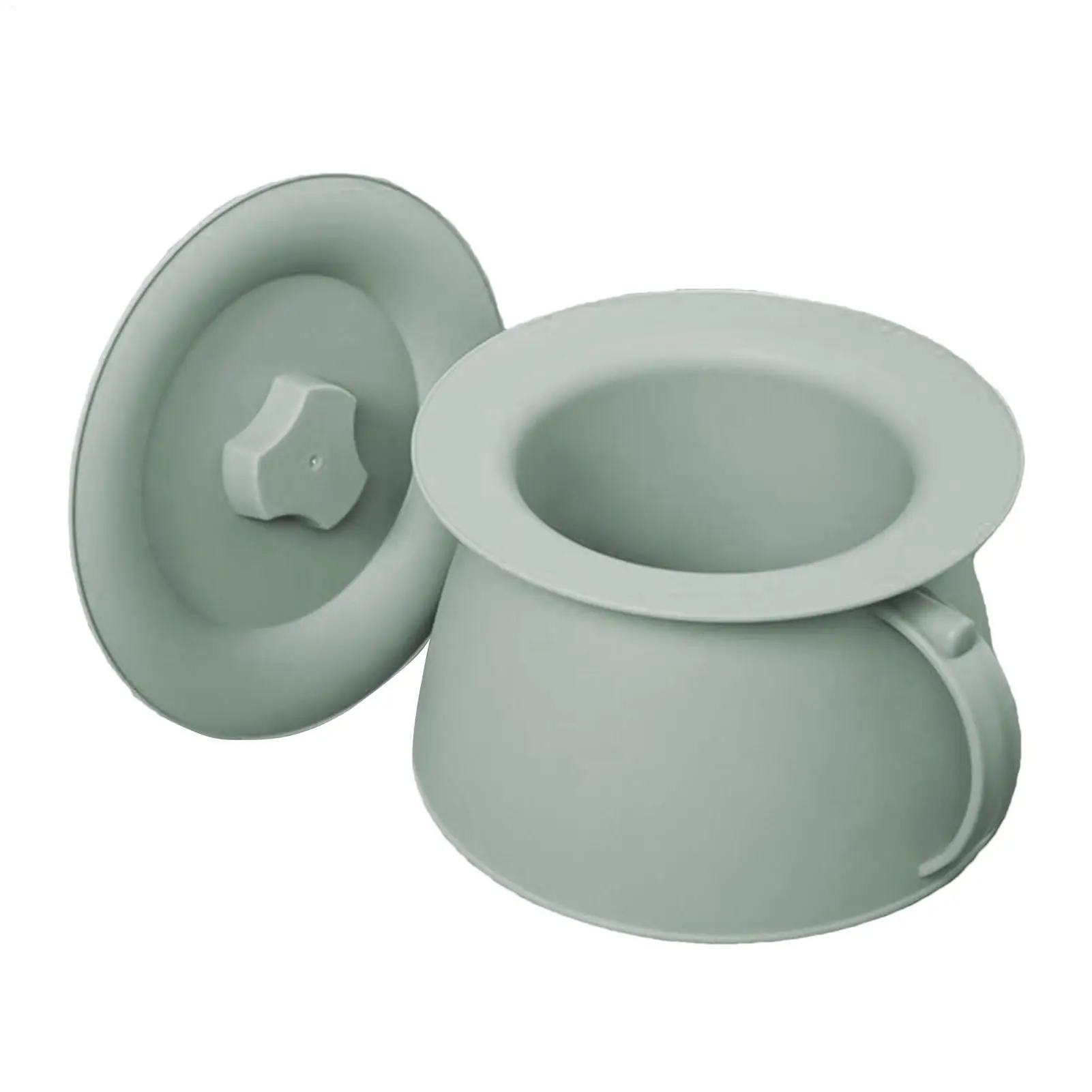 Chamber Pot 1.5L Portable Urine Potty With Lid And Handle Bedpans Potty for Wife Son Husband Friends Daughter Women Teens Family