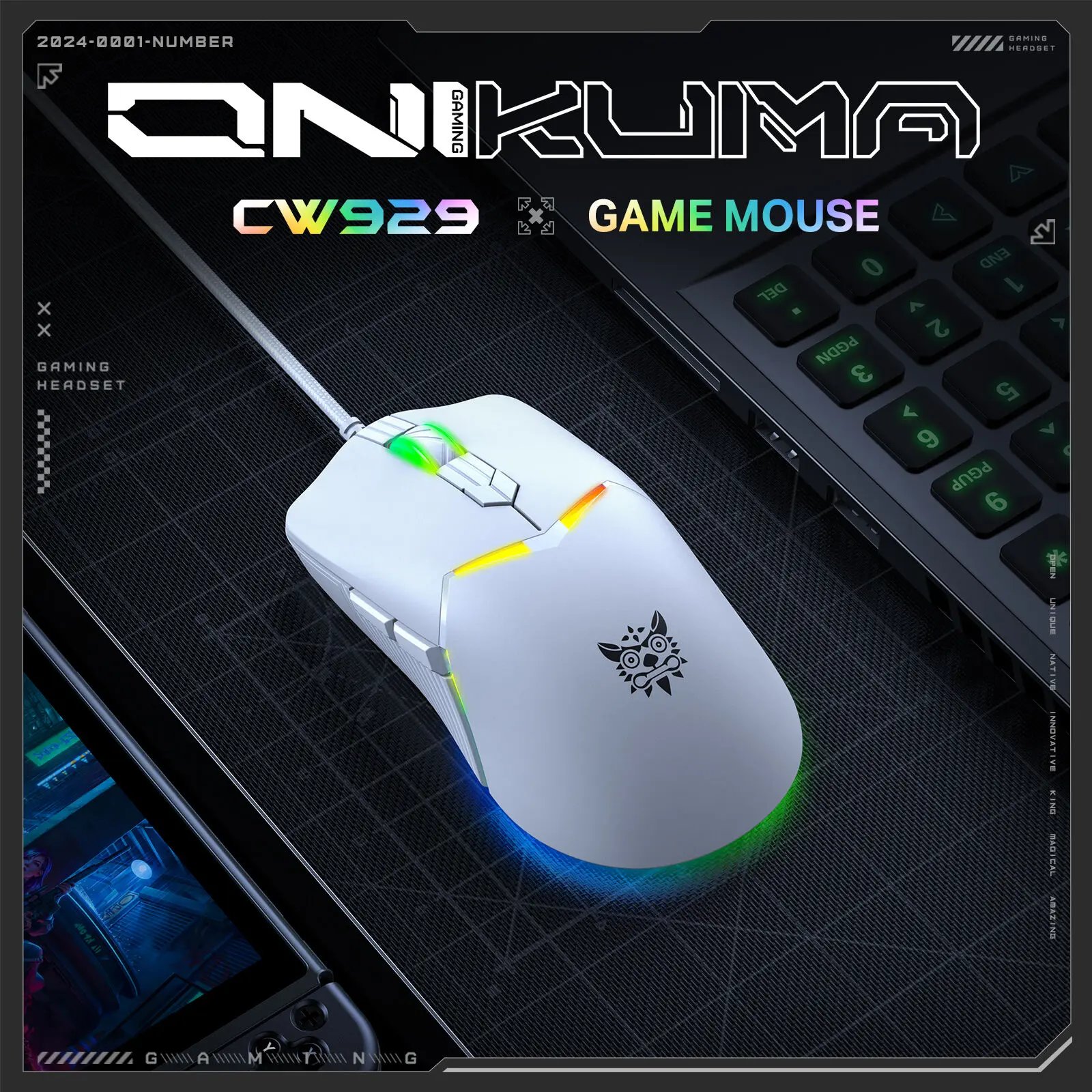 

2025 New Colorful RGB Backlight Wired Esport Gaming Mouse Macro Programming Definition Ergonomic Optical Mice For Laptop Desktop