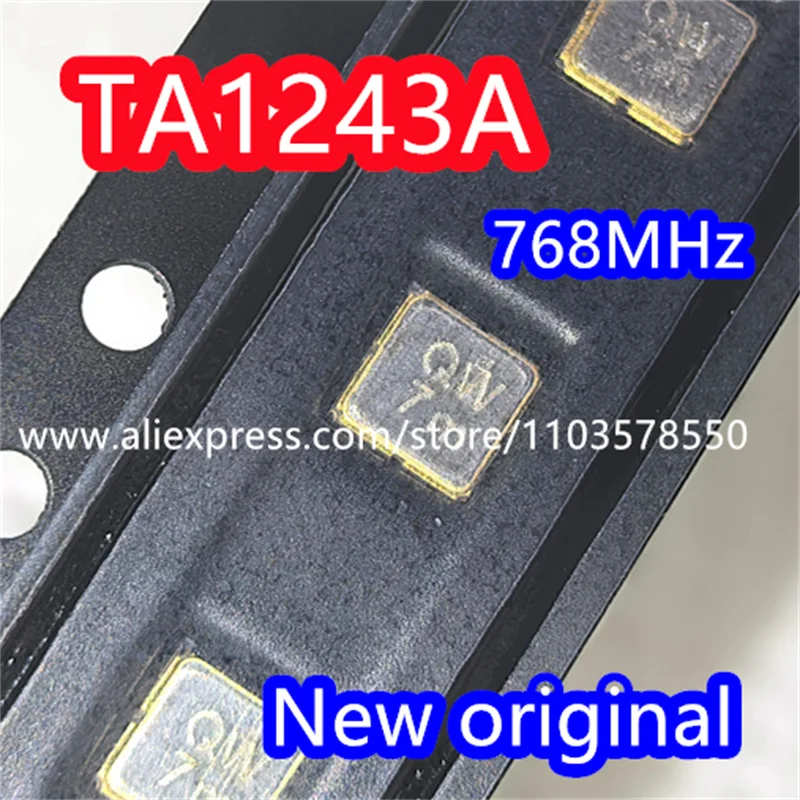 (10PCS) TA1243A 768MHz Code QW Brand New Genuine Packaged SMD SAW Filter in Stock