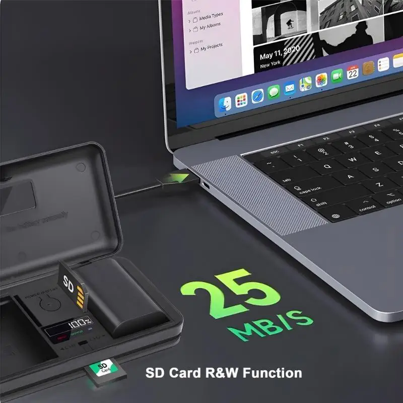 652F Versatile Battery with Card Reader Function A Must Have for Photographer