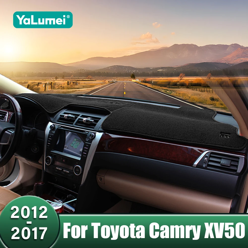 

Car Dashboard Cover Sun Shade Mat Avoid Light Pad Anti-UV Case Carpets For Toyota Camry XV50 50 2012 2013 2014 2015 2016 2017