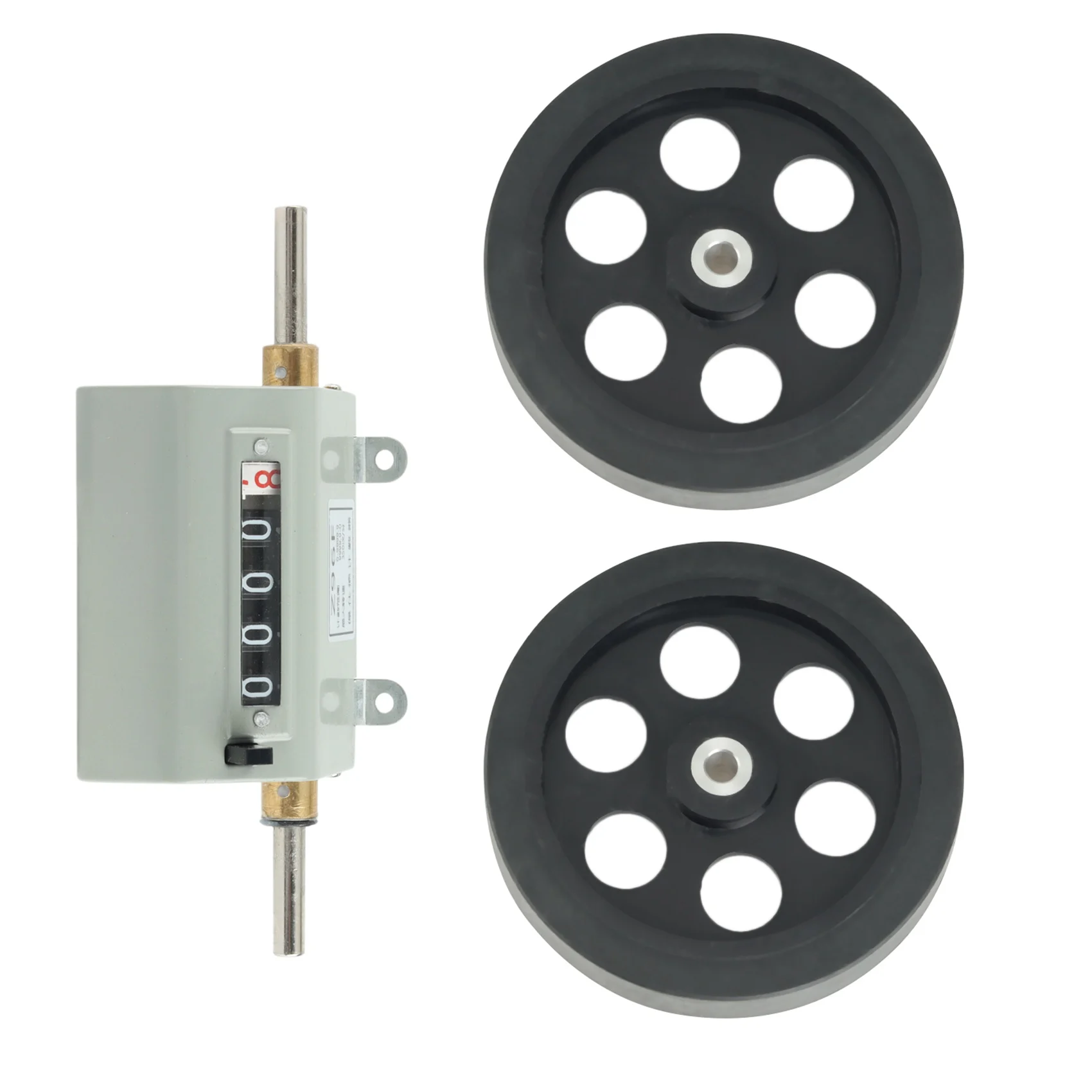 AB47-Z96-F Mechanical ความยาวระยะทาง Meter Counter Double Rolling ล้อ Mechanical ความยาว 1-99999