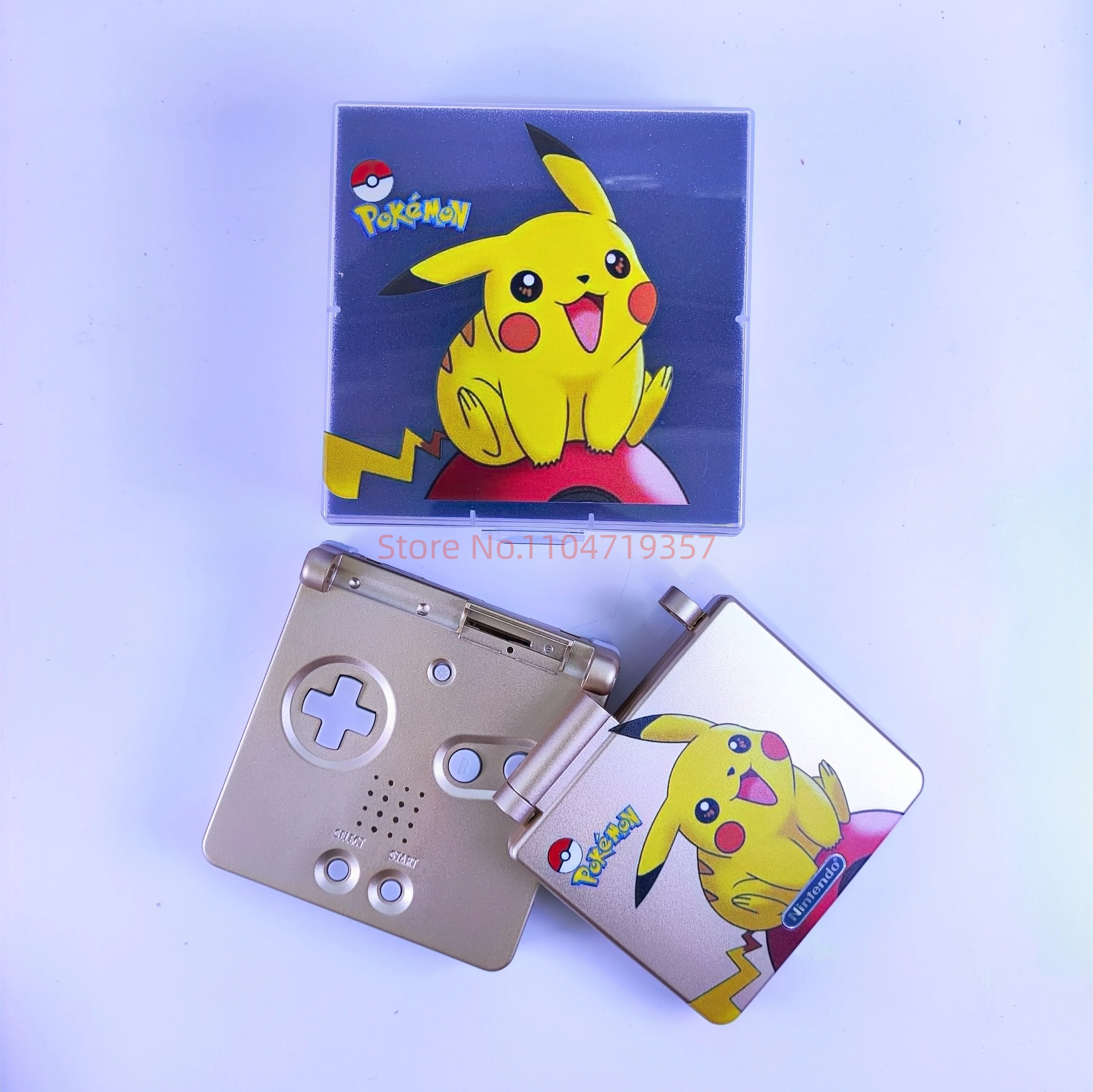 Met Box Gba Sp-verpakking en Shell Set Gengar Limited Edition, compatibel met Ips-scherm, Limited Edition speelgoedgeschenken