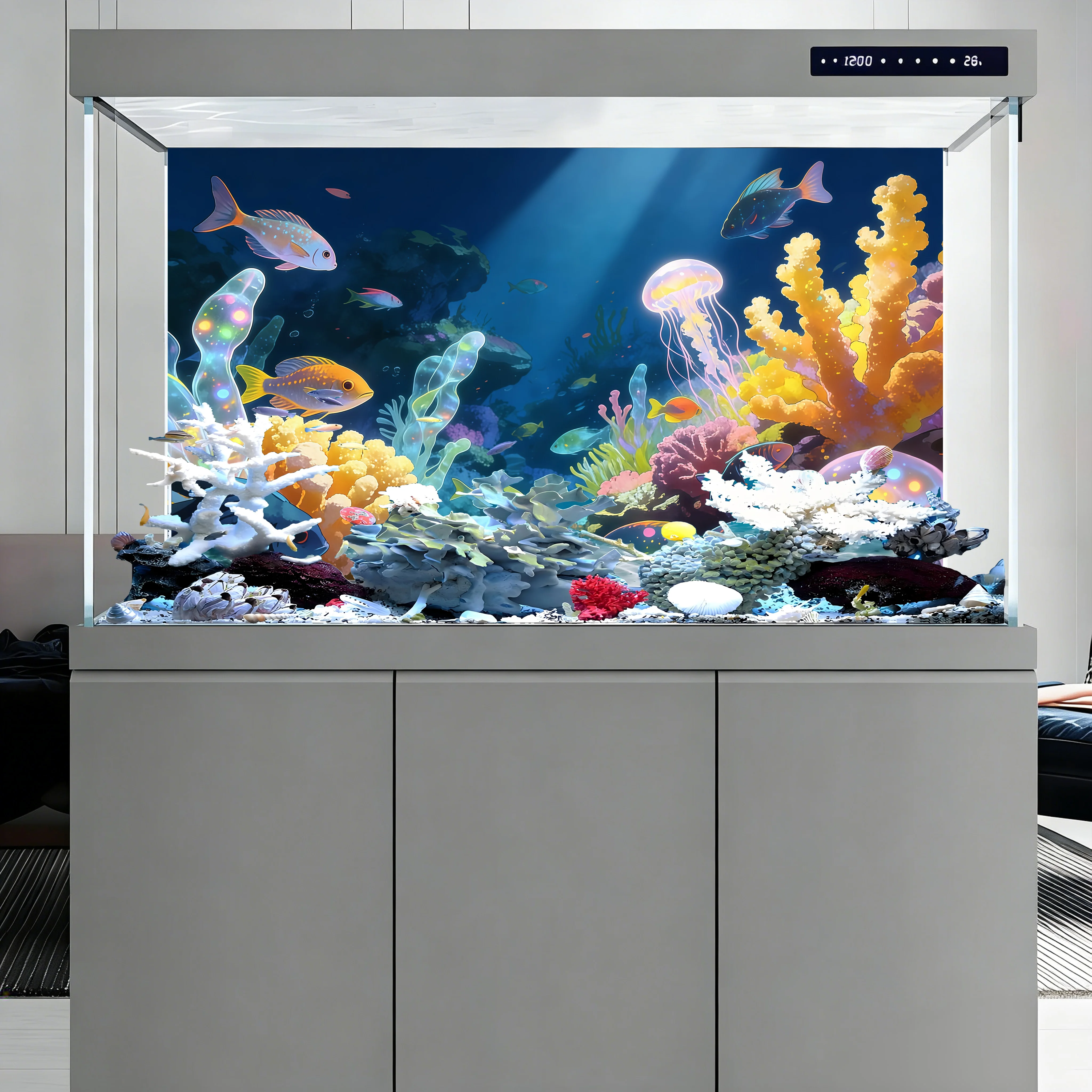 Fundo para aquário, decoração - Aquarium Fish World avaliação e preço