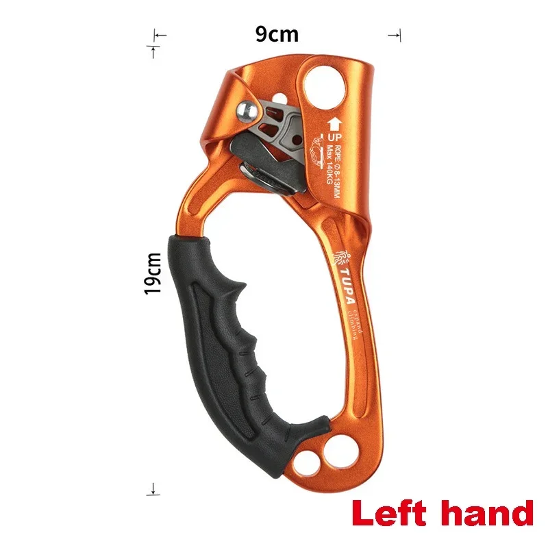 NONE Professionelle Outdoor Klettern SRT Hand Ascender Gerät Bergsteiger Griff Ascender Links und Rechts Hand Klettern Seil Werkzeuge 3