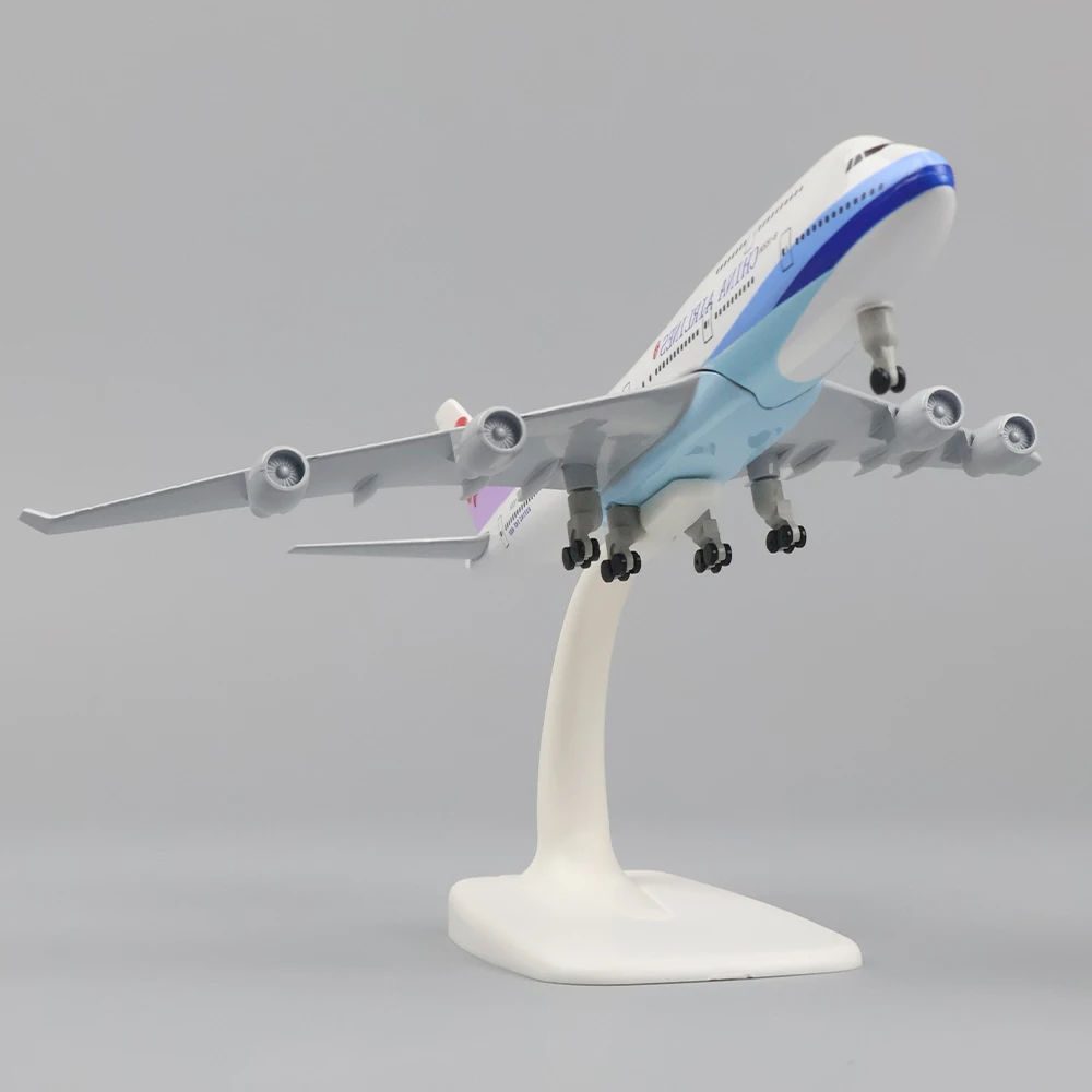 合金材料金属製飛行機モデル,収集品,誕生日プレゼント,中国,工芸品,b747,20cm, 1:400