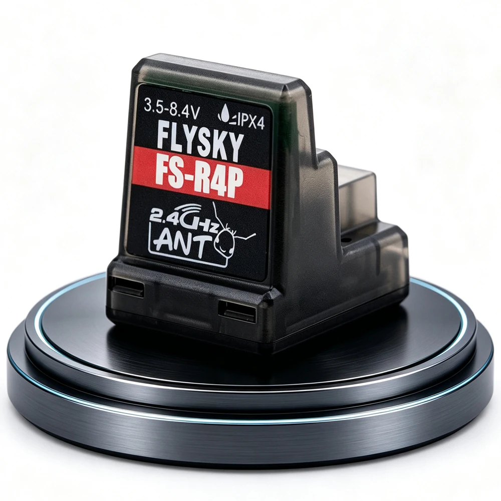 Flysky 2.4G 4CH FS-R4P Receiver with Built-in Single Antenna for RC Car Truck 3.5-8.4V Transmitter Remote Controller
